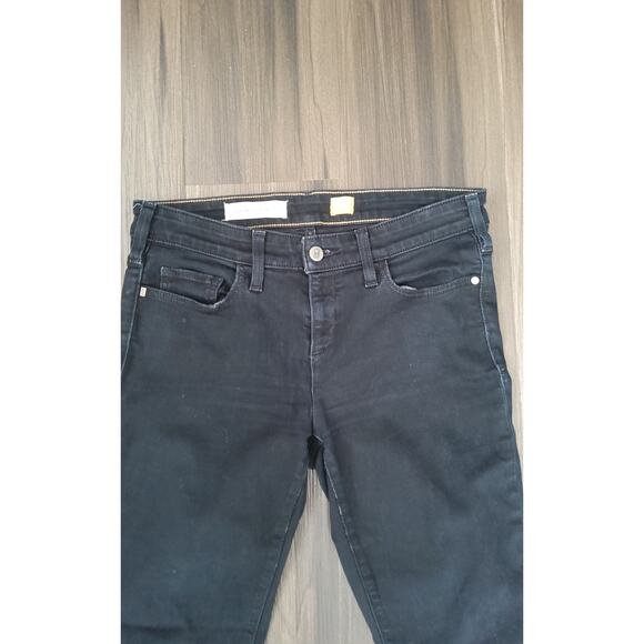 Pilcro vtg black premium cigarette denim sz 28 preppy anthropology sustainable - Picture 7 of 7